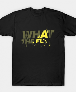 whaat the fu T-Shirt black for men
