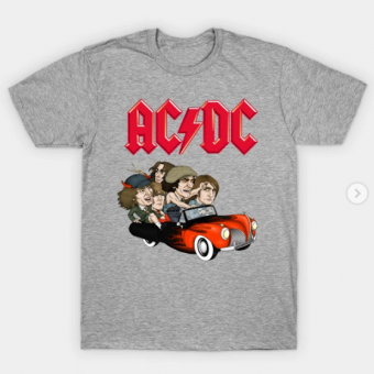 ACDC RIDE T-Shirt heather for men