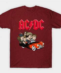 ACDC RIDE T-Shirt maroon for men