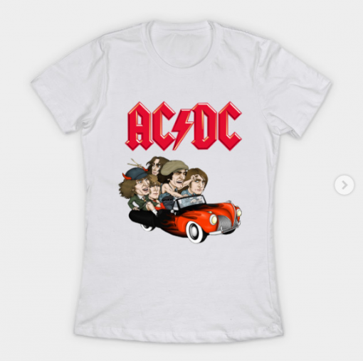 ACDC RIDE T-Shirt white for women