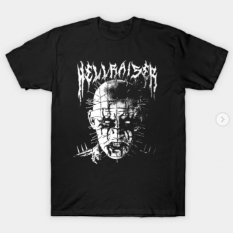 Black Metal Pinhead T-Shirt black for men