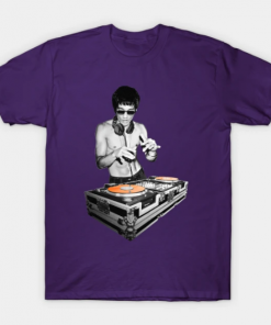 Bruce Lee T-Shirt purple for men