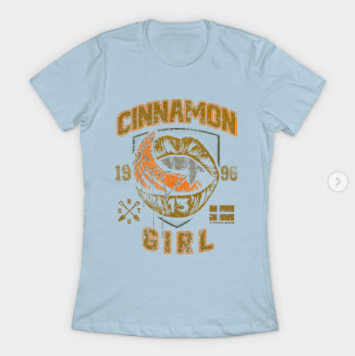 CINNAMON GIRL T-Shirt light blue for women
