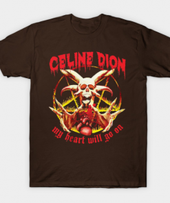 Celine Dion T-Shirt brown for men