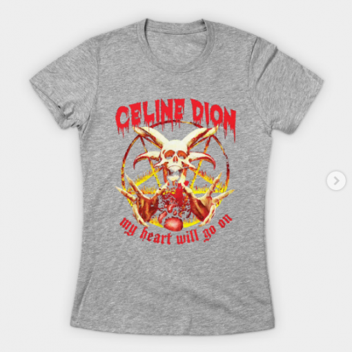 Celine Dion T-Shirt heather for women