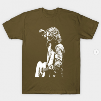 Chris Cornell T-Shirt military green for men