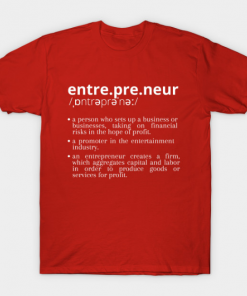 Entrepreneur T-Shirt red for men