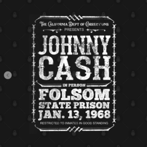Johnny Cash T-Shirt black design
