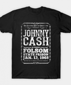 Johnny Cash T-Shirt black for men