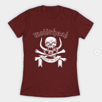 Motörhead T-Shirt maroon for women