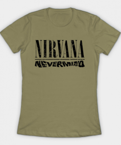 Nirvana nevermind T-Shirt light olive for women