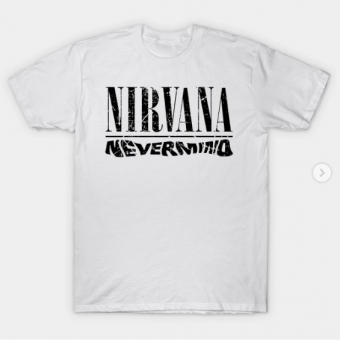 Nirvana nevermind T-Shirt white for men