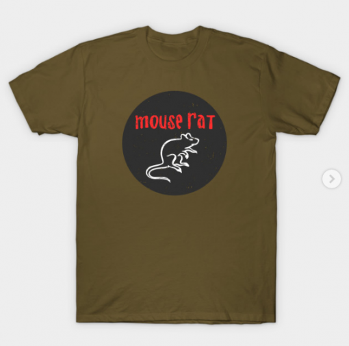 Parks And Recreation Mouse Rat T-Shirt military green for men