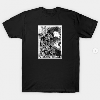 Radiohead T-Shirt black for men