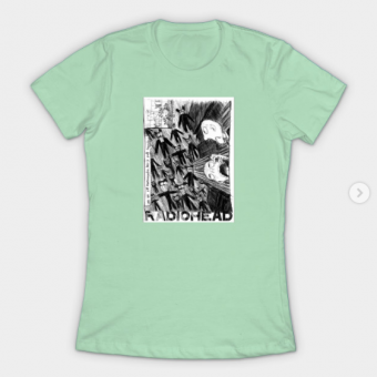 Radiohead T-Shirt mint for women