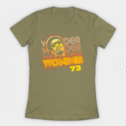 Stevie Wonder T-Shirt light olive for women