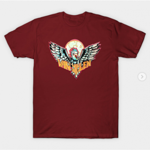 VH Bird T-Shirt maroon for men