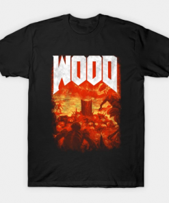 Wood T-Shirt black for men