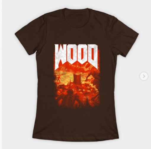 Wood T-Shirt brown for women
