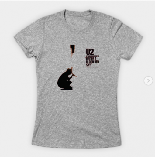 u2 T-Shirt heather for women