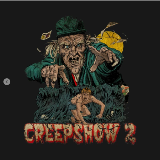 Creepshow-2 Vintage 1987 T-Shirt black design
