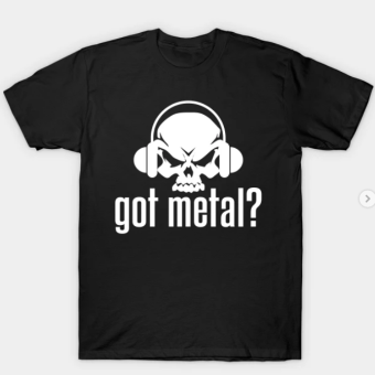Got Metal T-Shirt black for men