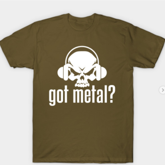 Got Metal T-Shirt military green for men