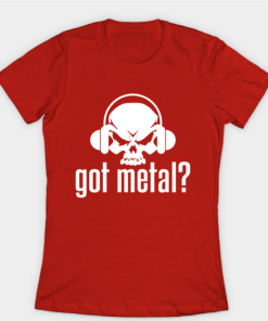 Got Metal T-Shirt red for women