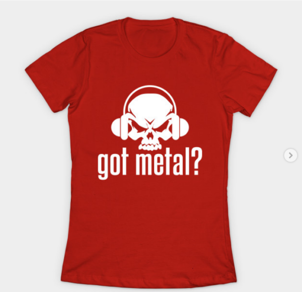 Got Metal T-Shirt red for women
