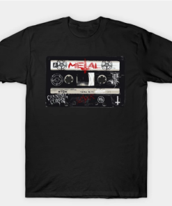 Heavy Metal Mix Tape T-Shirt black for men