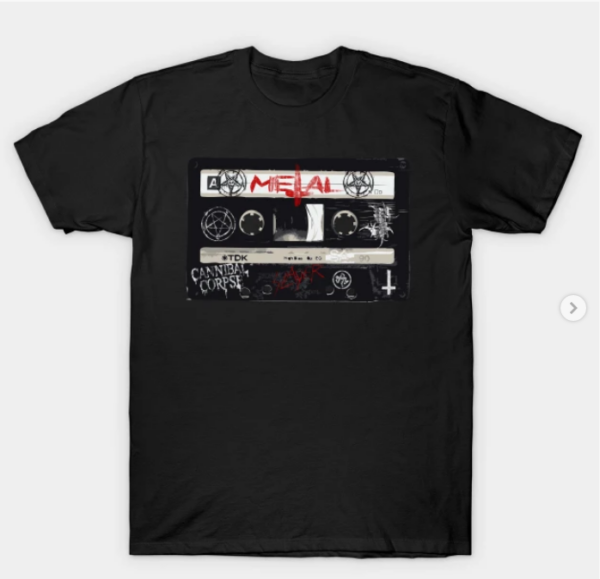 Heavy Metal Mix Tape T-Shirt black for men