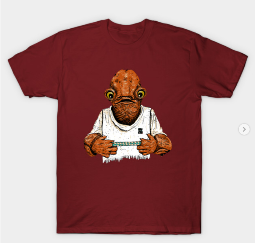 It’s A Trap! T-Shirt maroon for men
