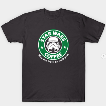 May the froth be with you T-Shirt asphalt for men