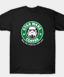 May the froth be with you T-Shirt black for men