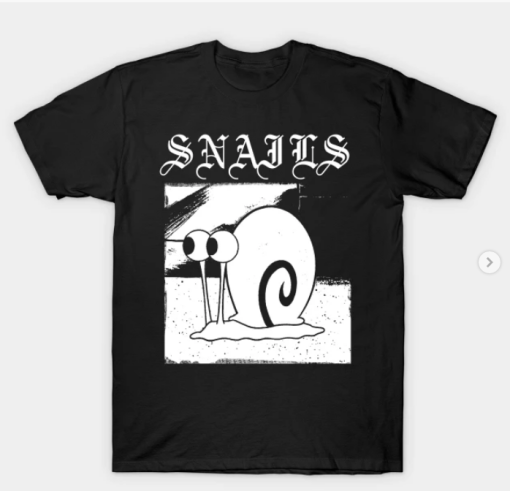 Snails T-Shirt black for men