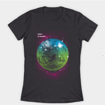 Space To Breathe T-Shirt asphalt for women