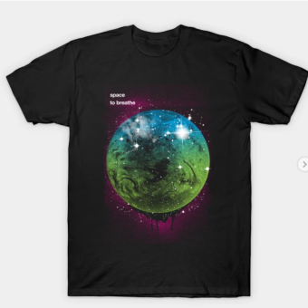 Space To Breathe T-Shirt black for men