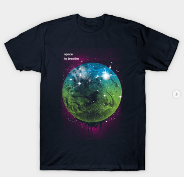 Space To Breathe T-Shirt navy for men