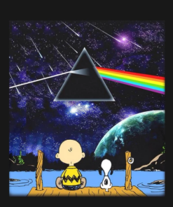 The New Snoopy x Pink Floyd T-Shirt black design