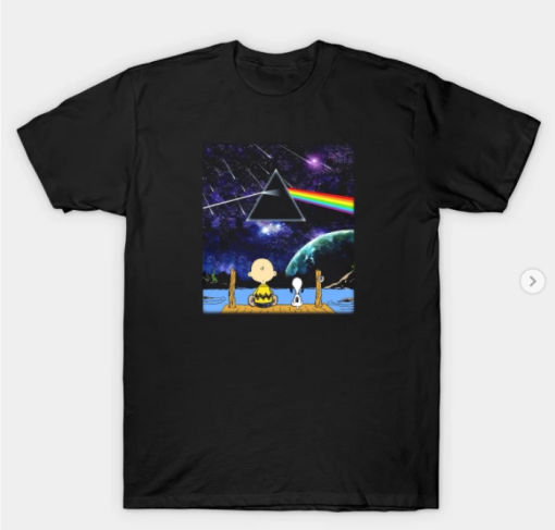 The New Snoopy x Pink Floyd T-Shirt black for men