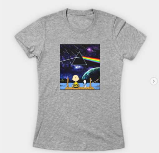 The New Snoopy x Pink Floyd T-Shirt heather for women