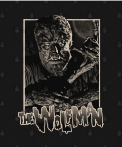 The Wolfman T-Shirt black design