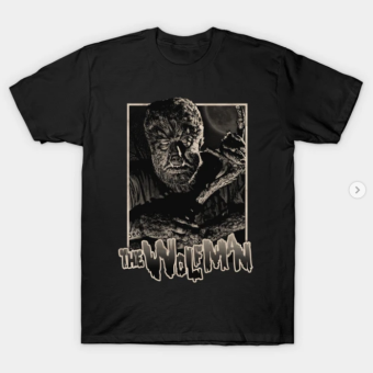 The Wolfman T-Shirt black for men