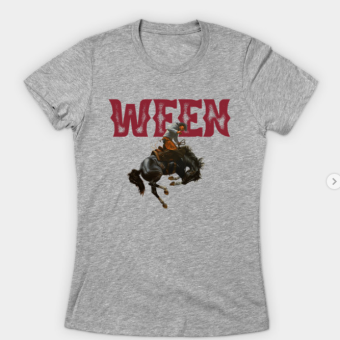 Ween Cowboy T-Shirt heather for women