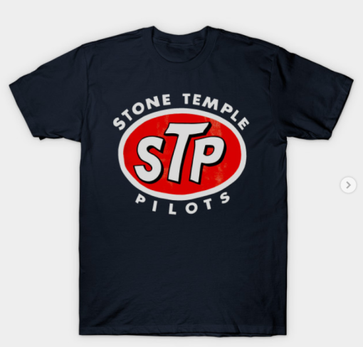 stone temple pilots STP T-Shirt navy for men