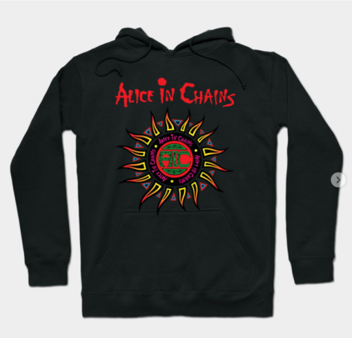 Alice in Chains Hoodie black for unisex