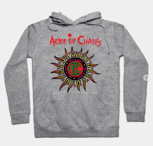Alice in Chains Hoodie vintage heather for unisex