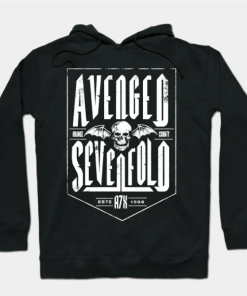 Avenged Sevenfold Band Six Hoodie black for unisex