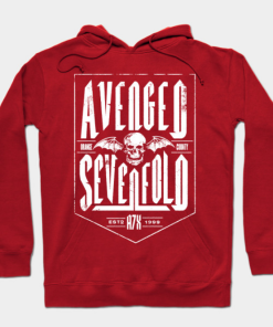 Avenged Sevenfold Band Six Hoodie red for unisex