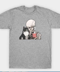 Cats & Coffee T-Shirt heather for men